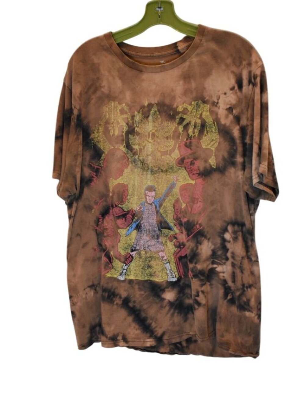 Men's Lootcrate Stranger Things Bleach Dye T-shirt Size 2XL